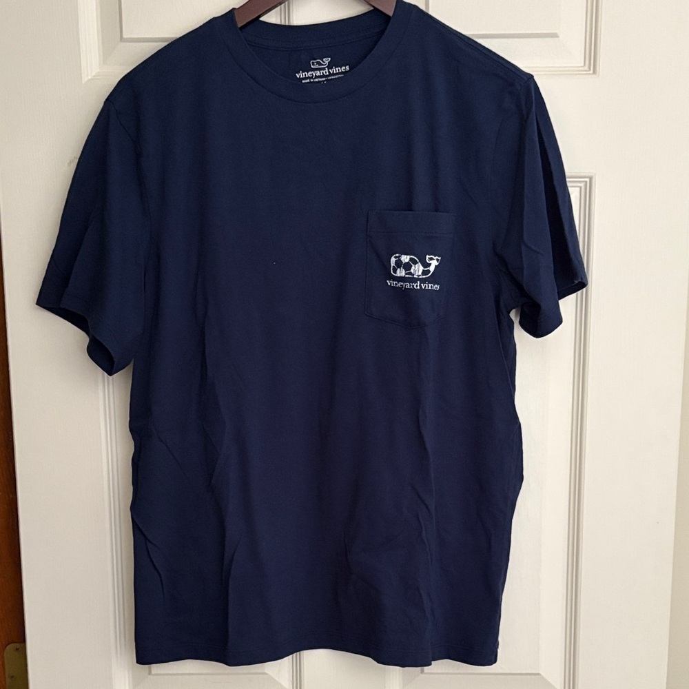 Vineyard Vines Men's Deep Blue Short Sleeve Tee